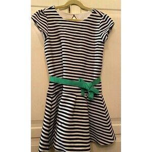 Gymboree Sz‎ 10 Girl’s Dress Black & White Stripe
